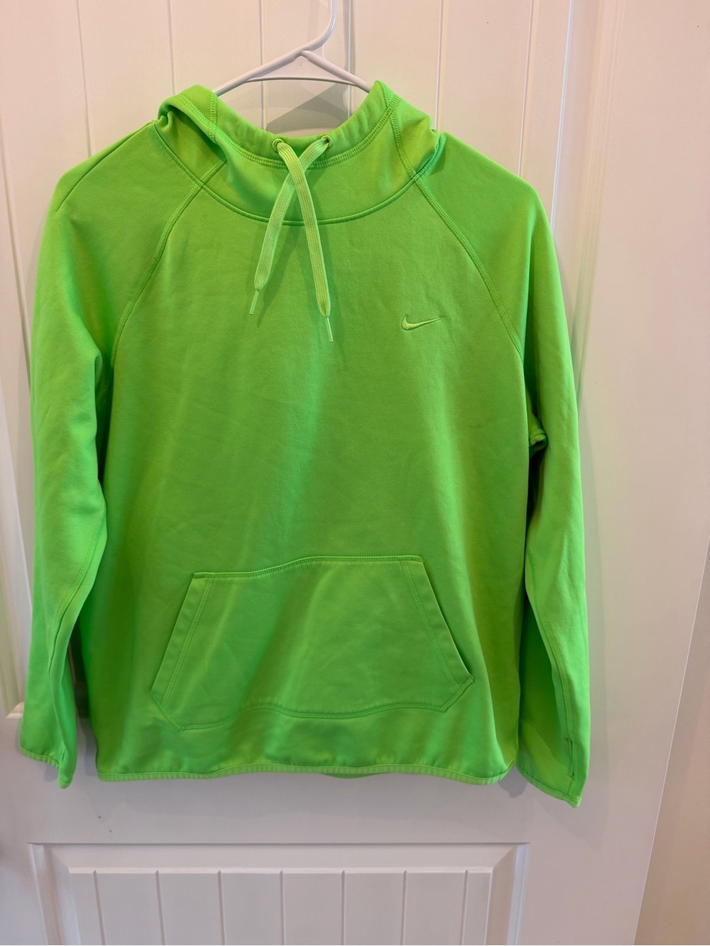 Nike Women's Neon Lime Green Hoodie Sweatshirt